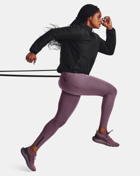 Women's UA RUSH™ SmartForm Ankle Leggings, Purple, pdpMainDesktop image number 2